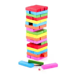 VADELL - Jenga De Madera De Colores