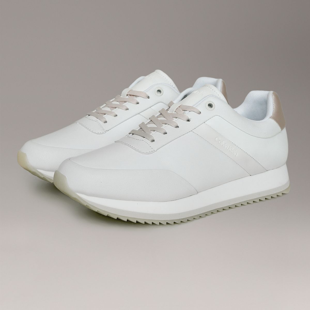 CALVIN KLEIN - Zapatillas Runner Lace Up Blanco Calvin Klein