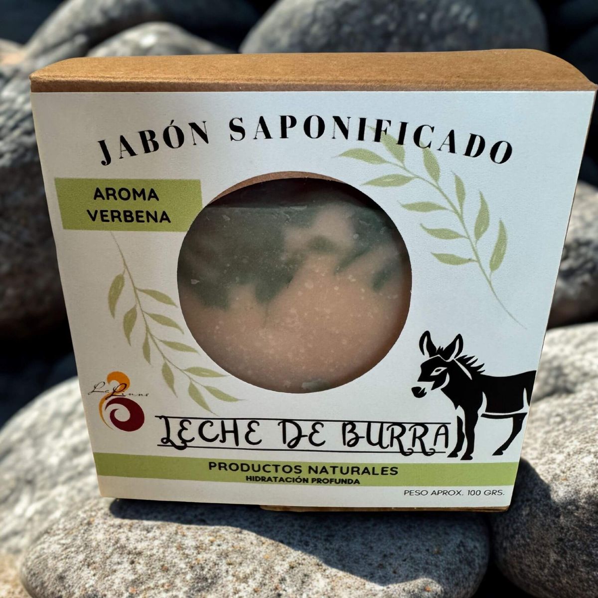 GENERICO - JABON EN BARRA LECHE DE BURRA - AROMA VERBENA