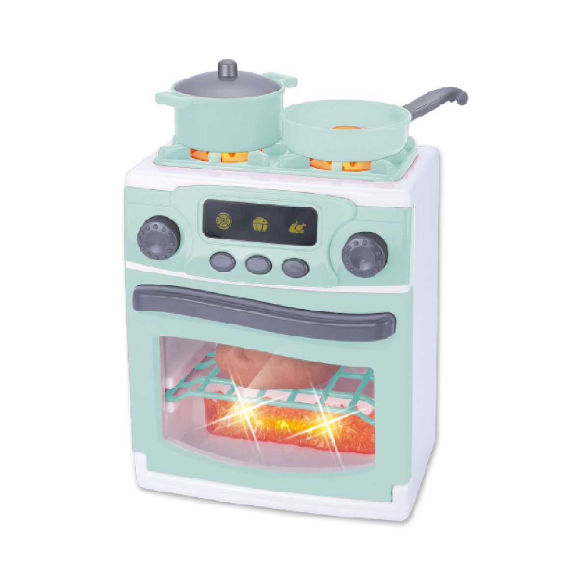 SWEET HOME - Horno Juguete con Luz Sonido y Comida Cambio de Color