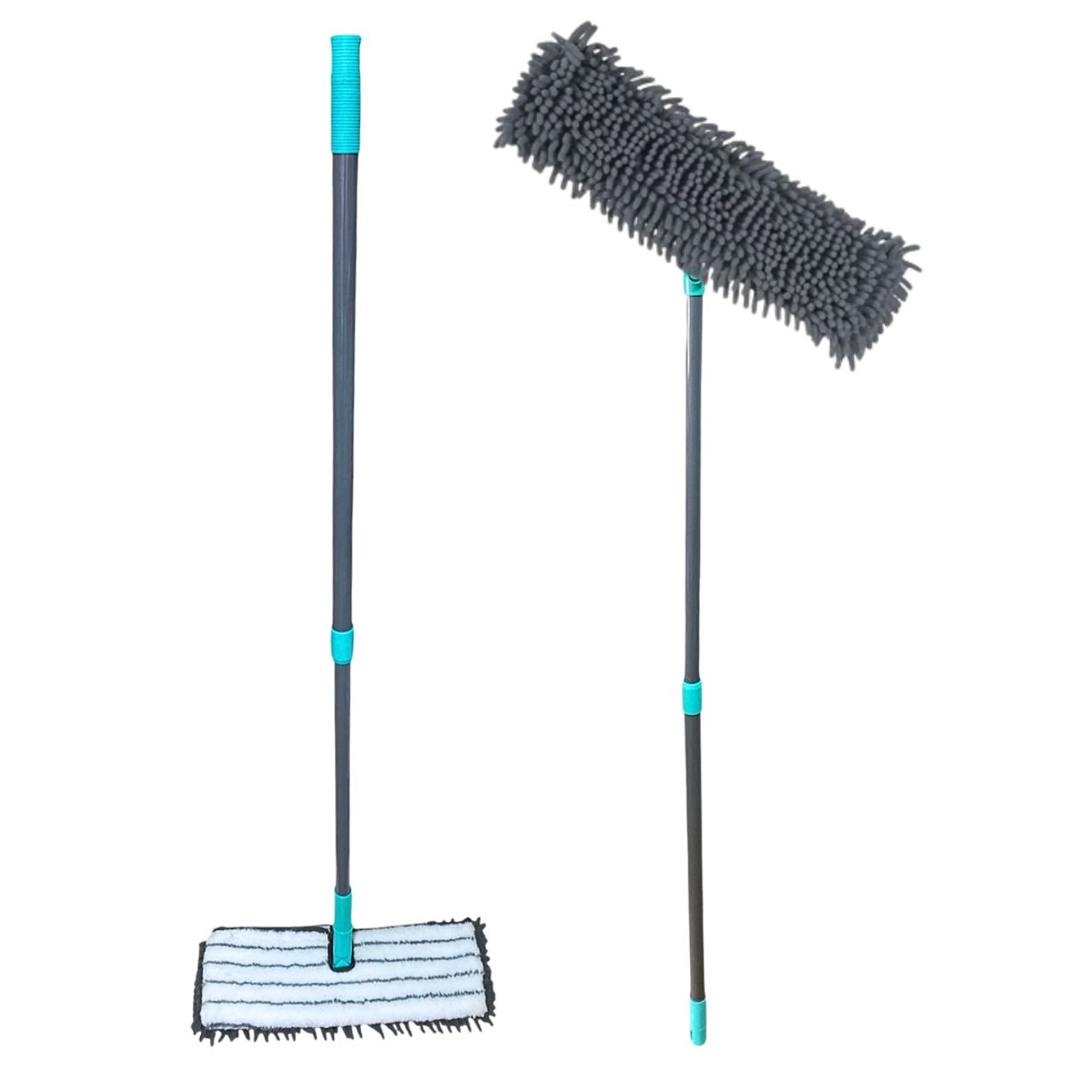 GENERICO - Trapero Microfibra Con Pulidor Y Mango Extensible 170 Cm