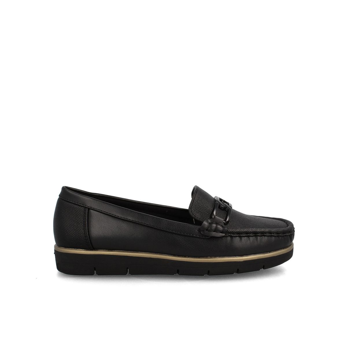 BATA - Mocasin Mujer Bata Flipi Negro