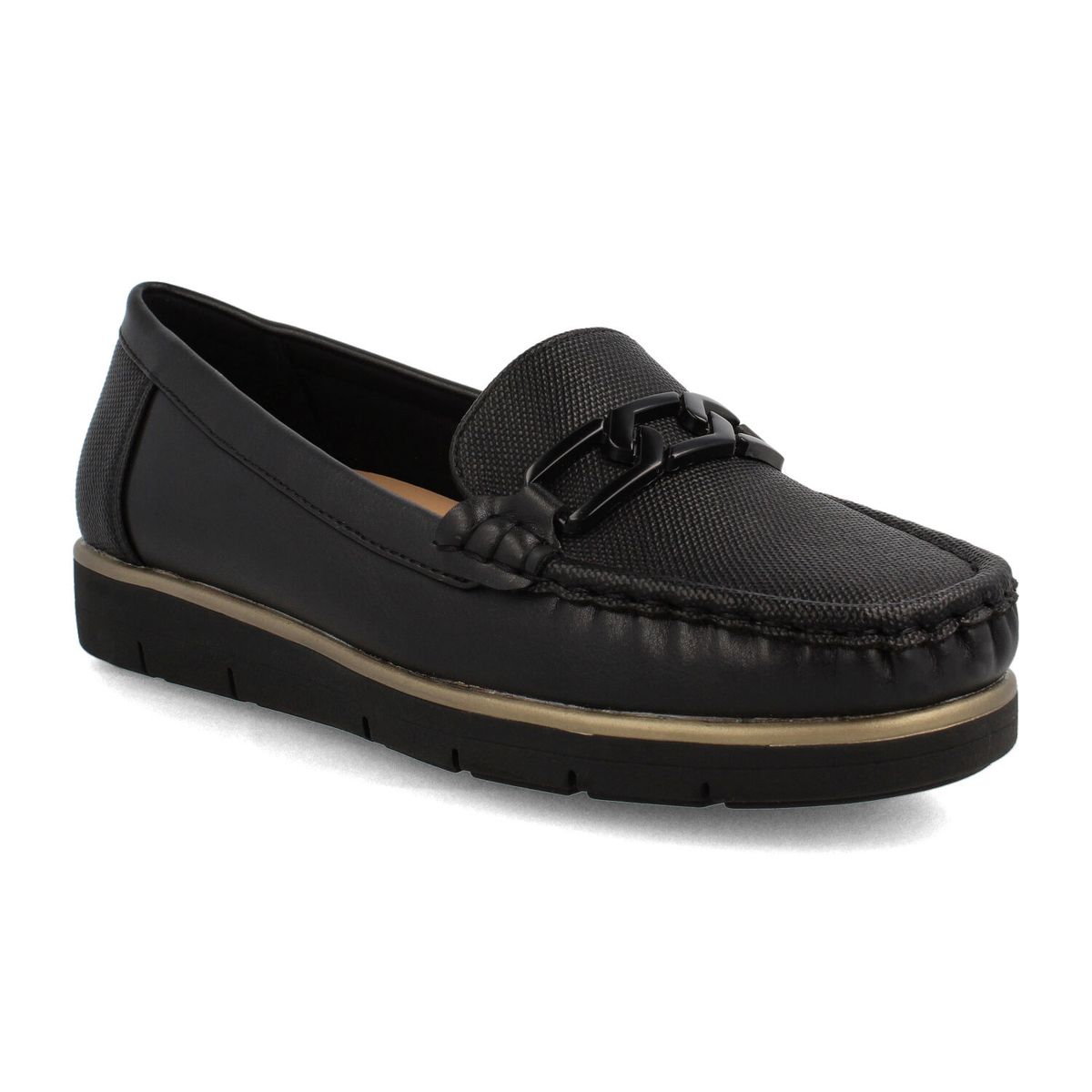 BATA - Mocasin Mujer Bata Flipi Negro