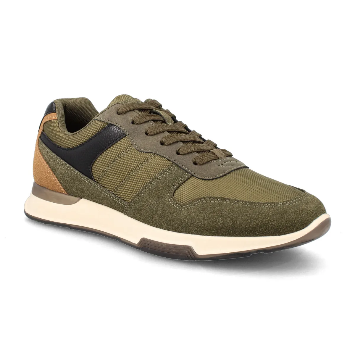 BATA - Zapatilla Hombre Bata Roldan Verde Oliva