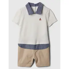 GAP - Outfit Set Bebe Niño Polo Brannan Blanco