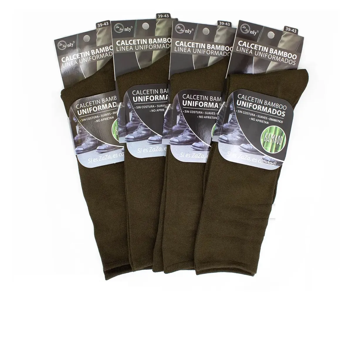 GARSIL - 12 Calcetines De Bambu Uniformados - Carabineros - Sin Costuras