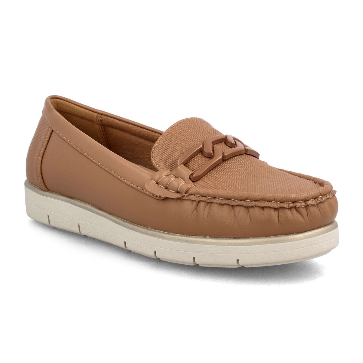 BATA - Mocasin Mujer Bata Flipi Camel