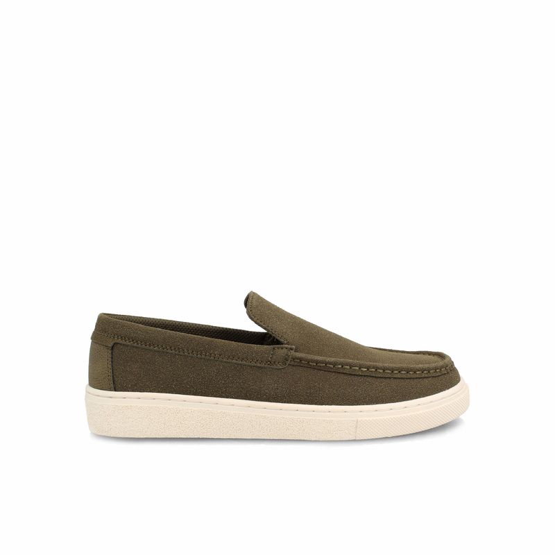 BATA - Mocasin Hombre Bata Riota Verde Oliva