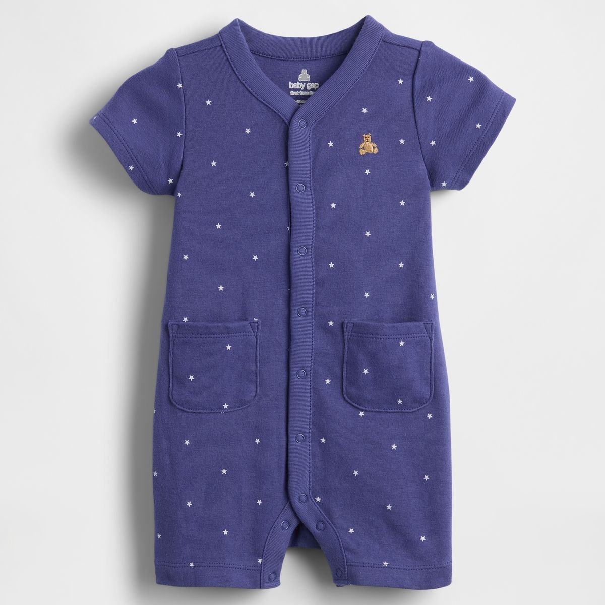 GAP - Enterito Bebe Niño Bear Butt Dot V25 Azul Gap