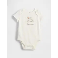 GAP - Pilucho Bebe Unisex Parrot Basic Blanco