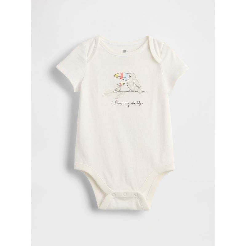 GAP - Pilucho Bebe Unisex Parrot Basic Blanco Gap