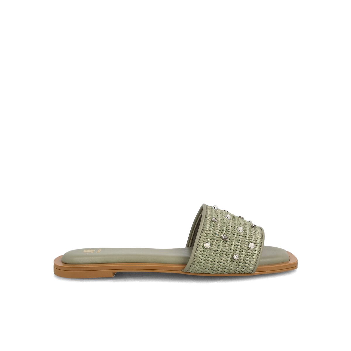 BATA - Sandalia Mujer Bata Baal Verde Claro