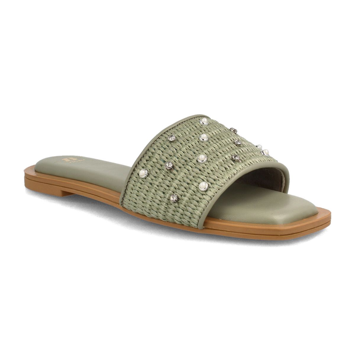 BATA - Sandalia Mujer Bata Baal Verde Claro