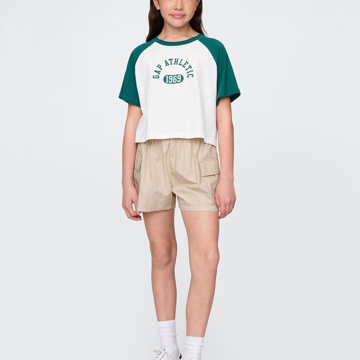 GAP - Short Niña Cargo Beige Gap