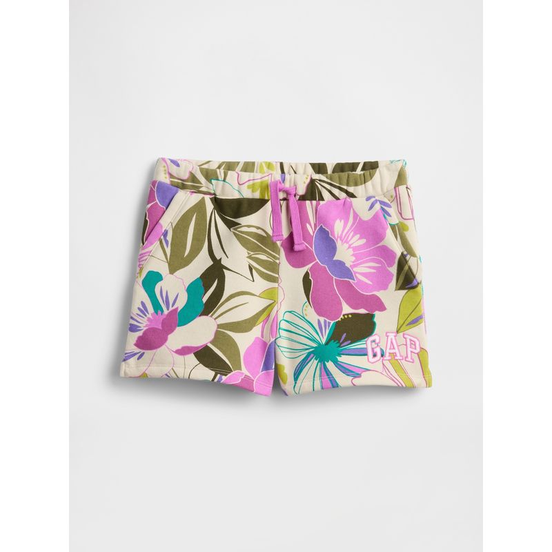 GAP - Short Niña Logo Pull-On Floral Multicolor Gap