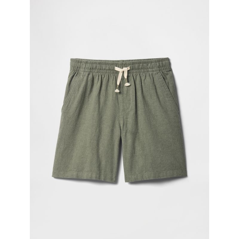 GAP - Short Niño Lino Pull-On Verde Gap