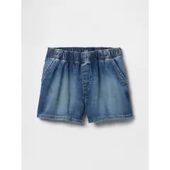 GAP - Short Niña Denim Pull-On Medium Wash Azul