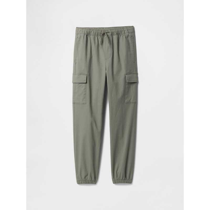 GAP - Pantalón Niño Jogger Cargo Twill Verde Gap