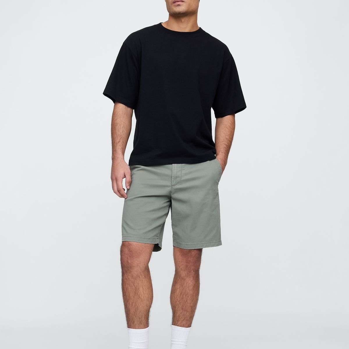GAP - Short Hombre 9" Essential Khaki Verde Gap