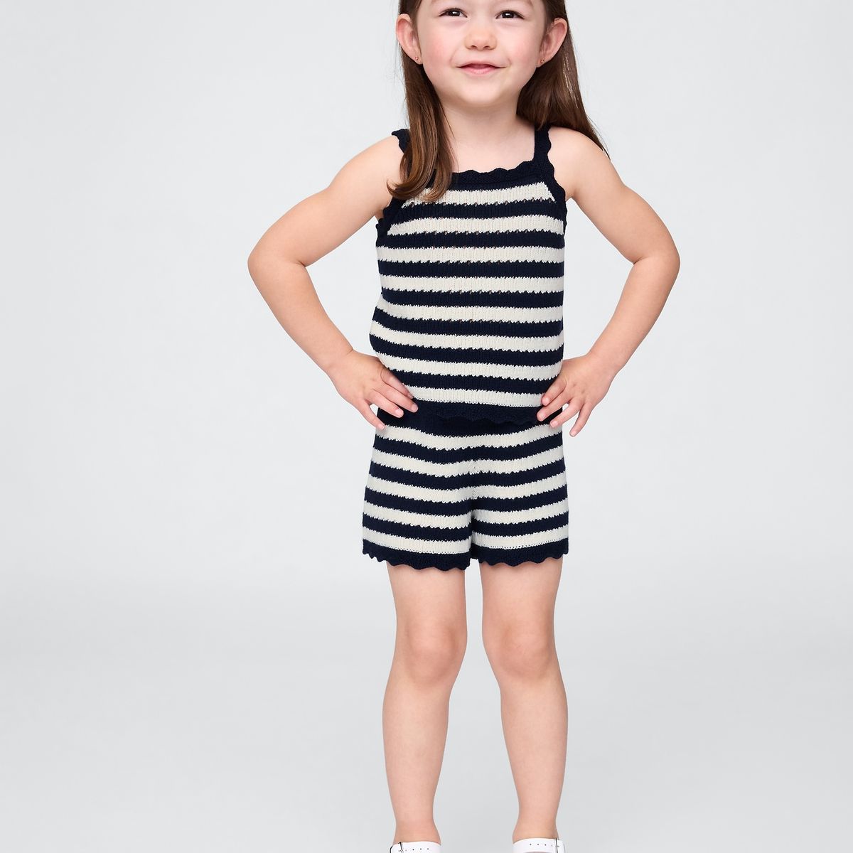 GAP - Short Toddler Niña Gap Crochet Pull-On Azul