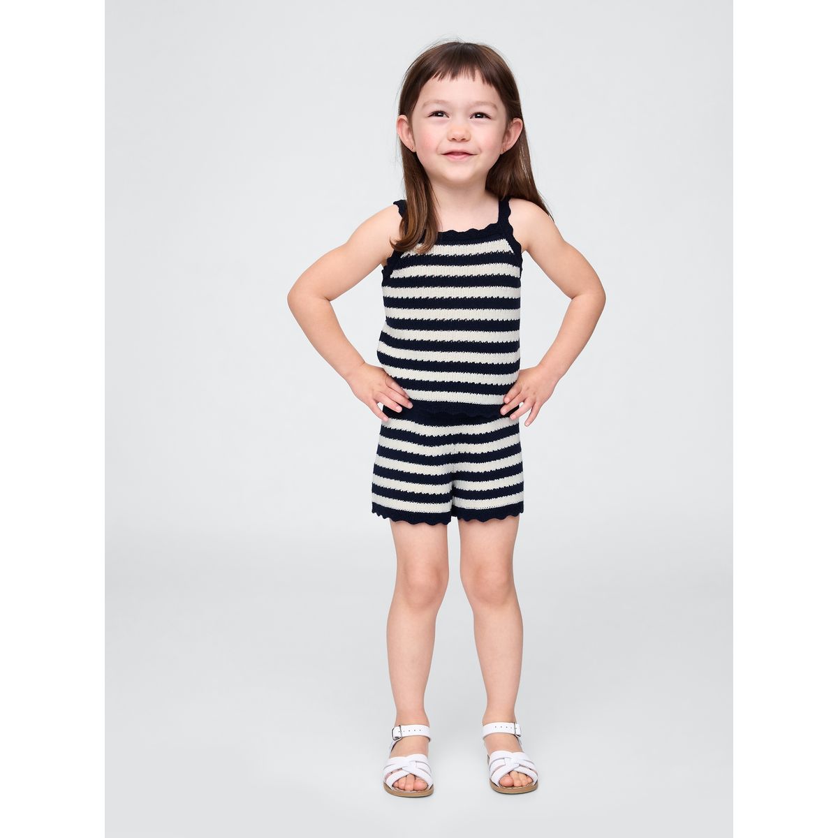 GAP - Short Toddler Niña Gap Crochet Pull-On Azul