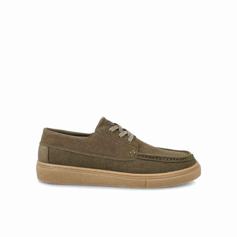BATA - Zapato Hombre Bata Riota Verde Oliva