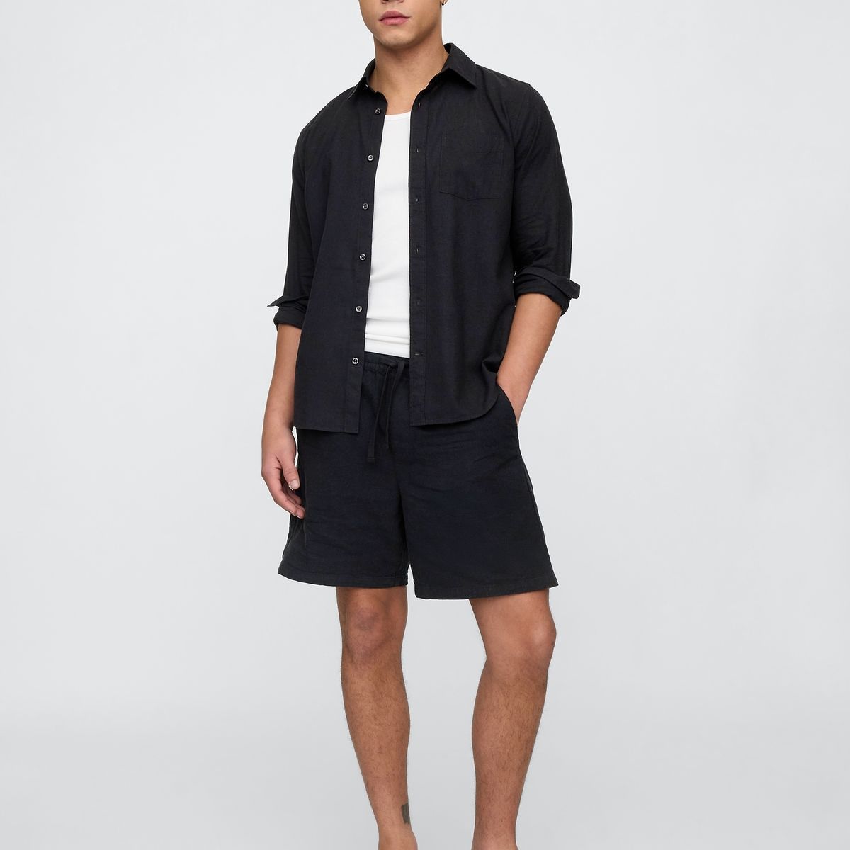 GAP - Short Hombre Gap Lino Easy Negro