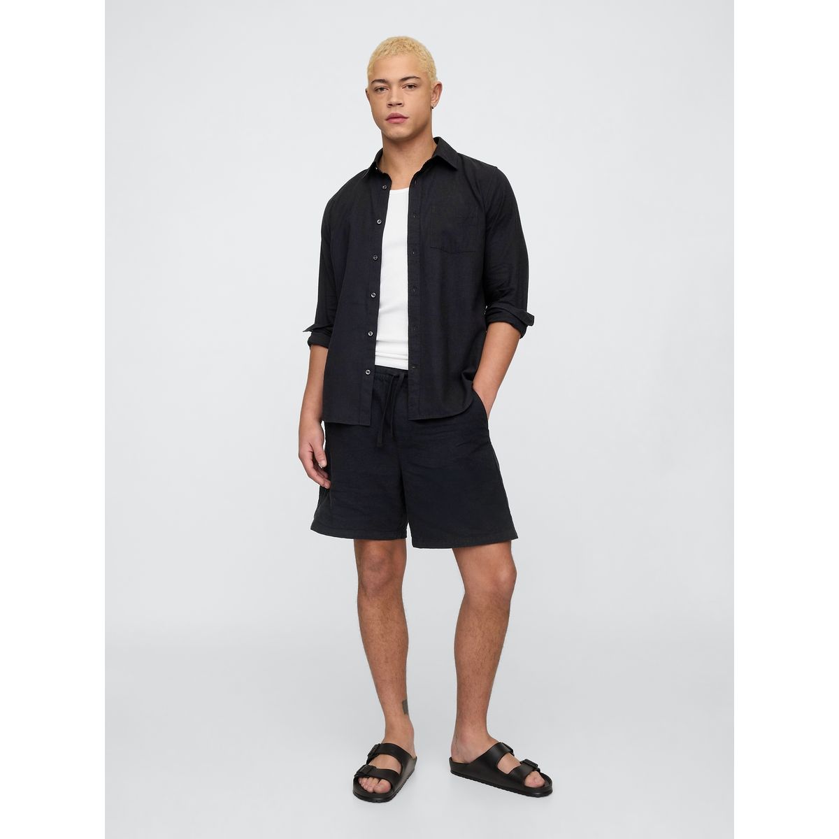GAP - Short Hombre Gap Lino Easy Negro
