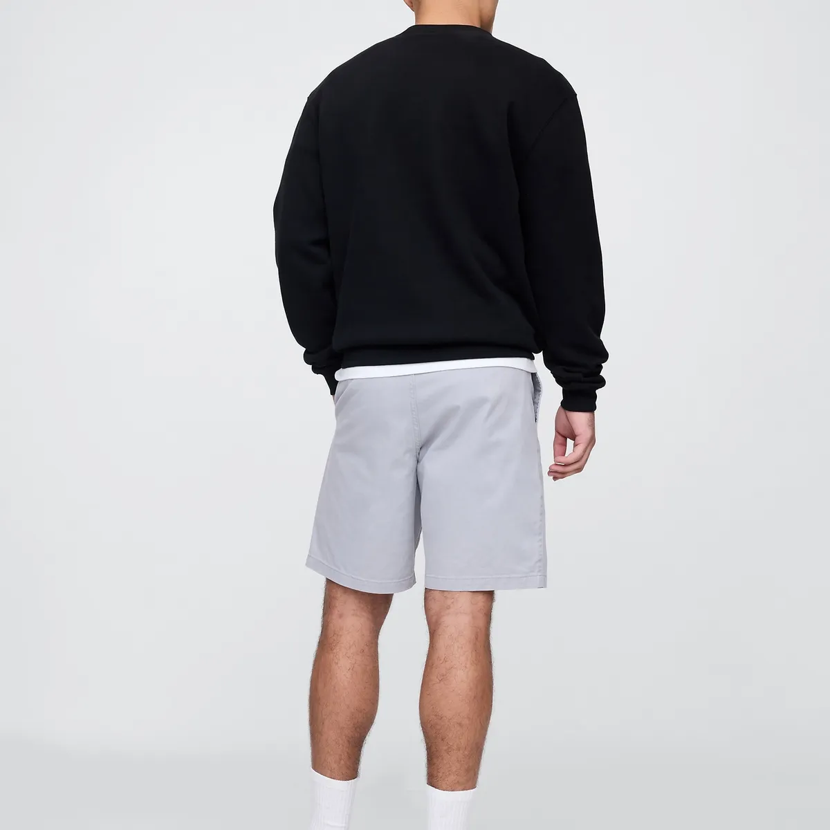 GAP - Short Hombre 9" Essential Khaki Gris Gap