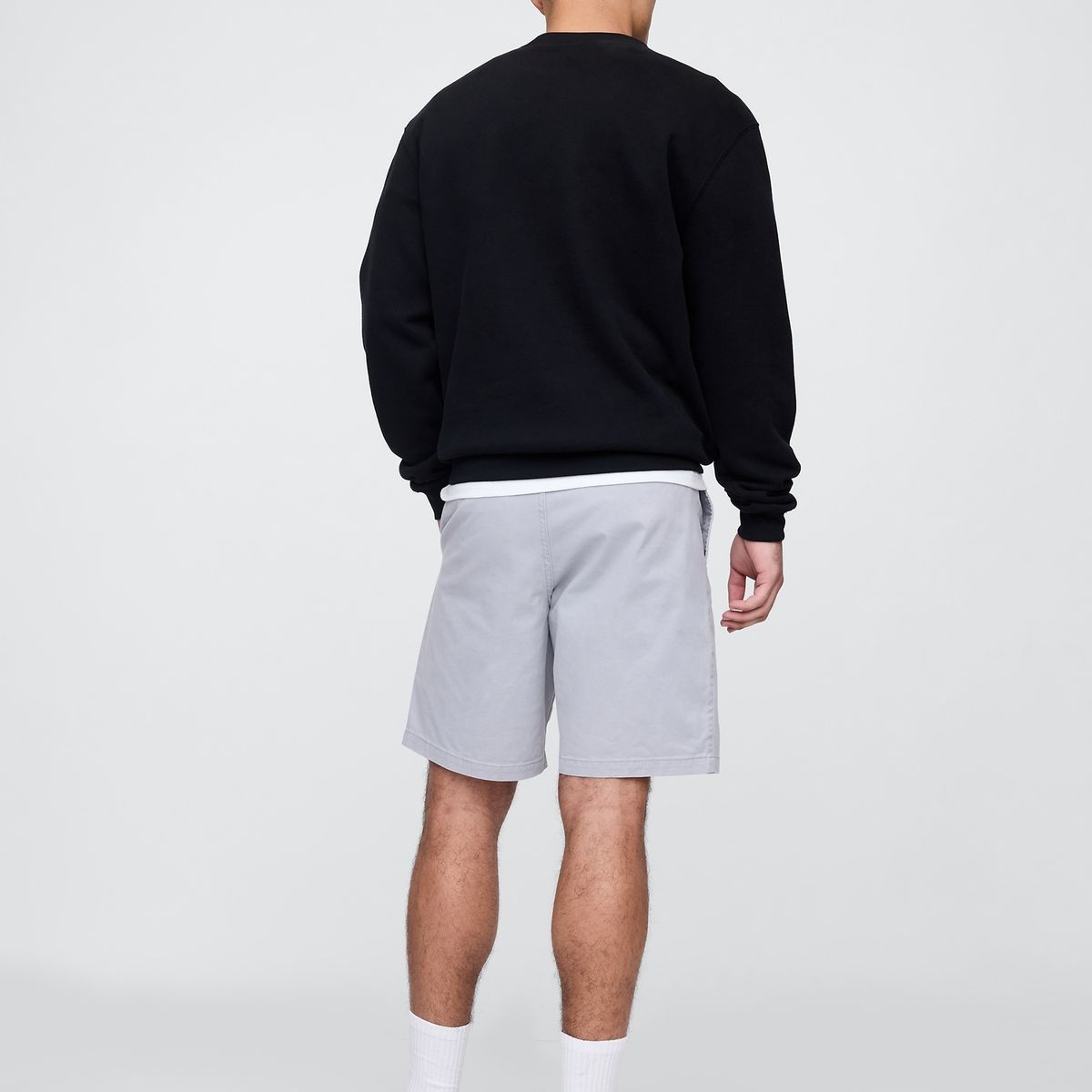 GAP - Short Hombre 9" Essential Khaki Gris Gap