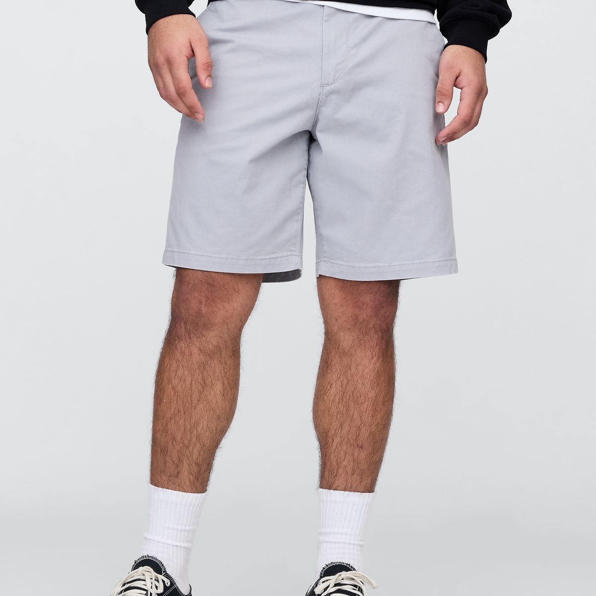 GAP - Short Hombre 9" Essential Khaki Gris Gap