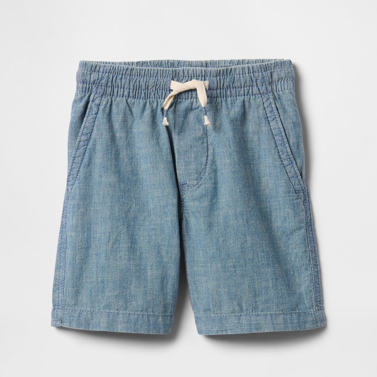 GAP - Short Toddler Niño Pull-On Chambray Azul Gap