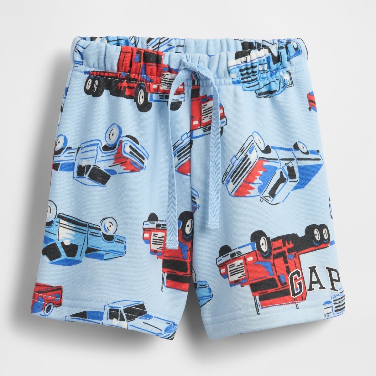 GAP - Short Toddler Niño Logo Pull-On Trucks Azul Gap