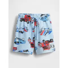 GAP - Short Toddler Niño Logo Pull-On Trucks Azul