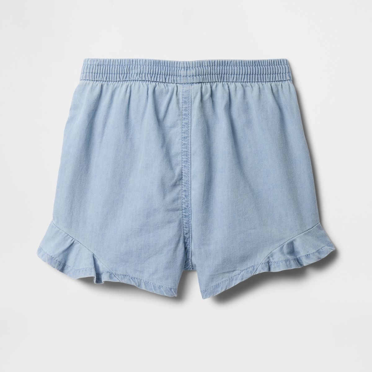 GAP - Short Toddler Niña Gap Twill Ruffle Print Azul