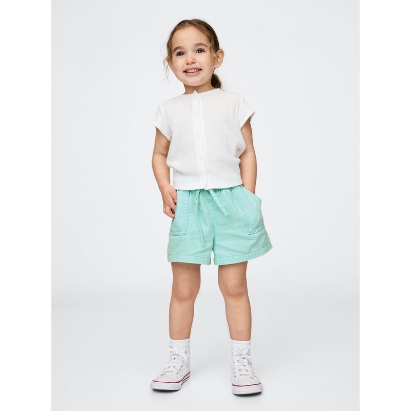 GAP - Short Toddler Niña Ultrasoft Pull-On Verde Gap
