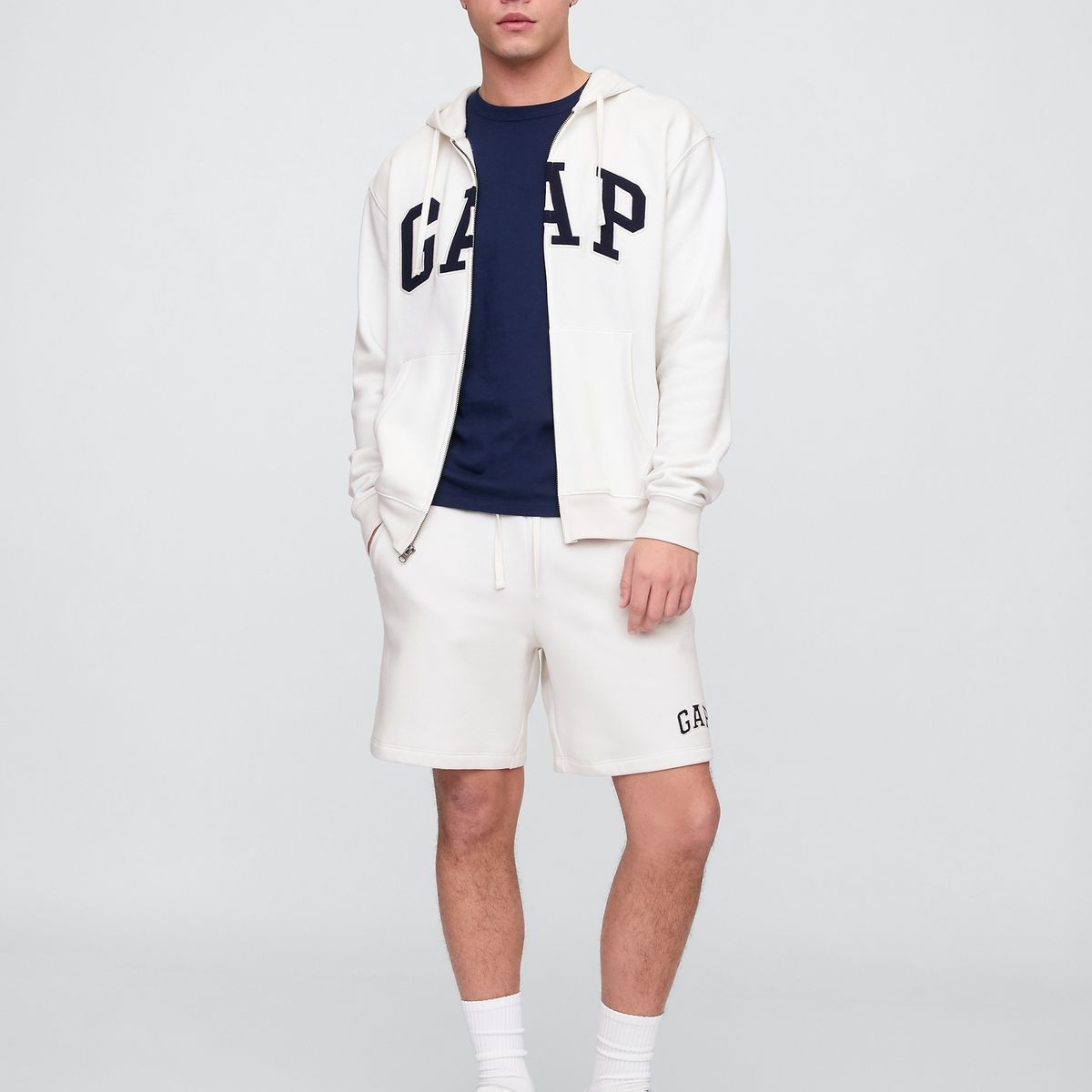 GAP - Short Hombre Logo Heritage Beige Gap