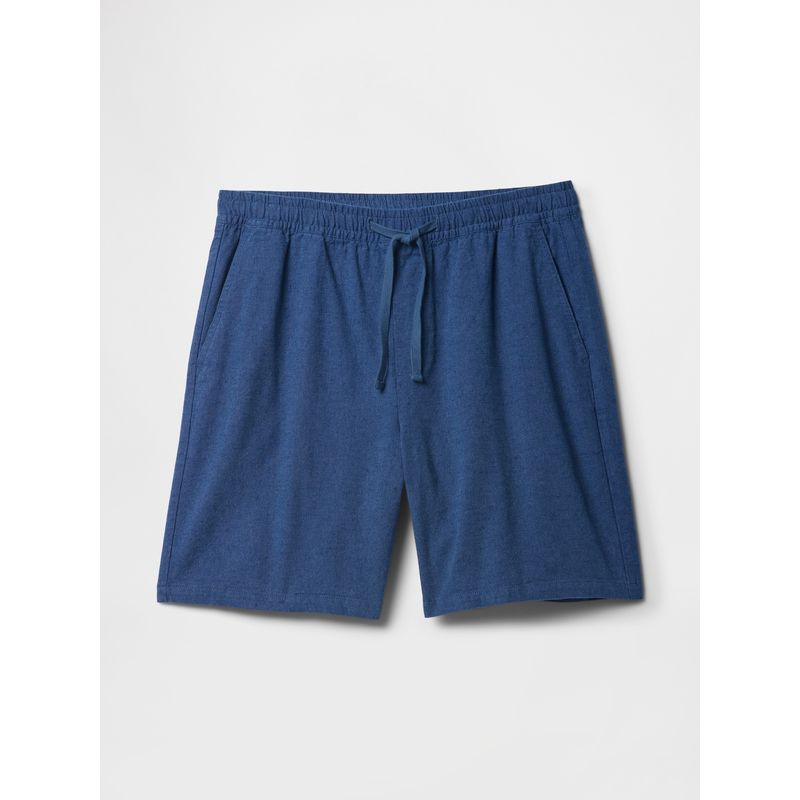 GAP Short Hombre Lino Easy Azul Gap