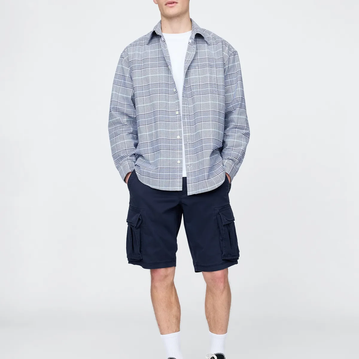 GAP - Short Hombre Cargo Relaxed Azul marino Gap