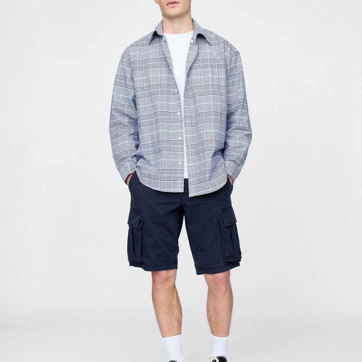 GAP - Short Hombre Cargo Relaxed Azul marino Gap