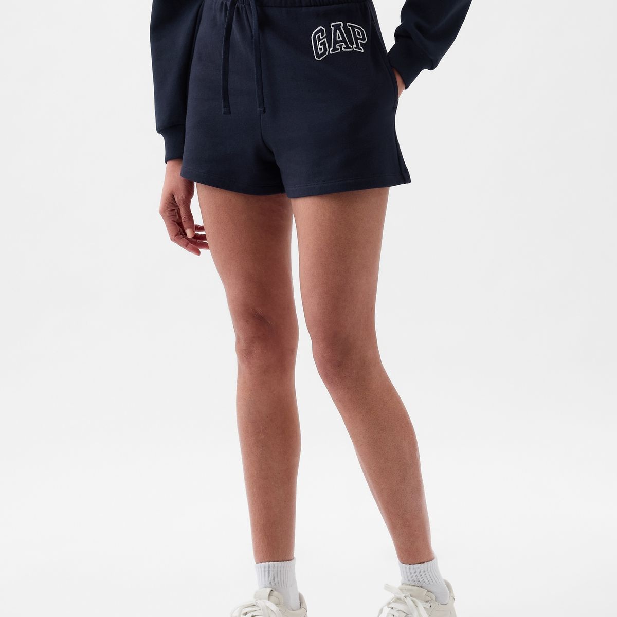 GAP - Short Mujer Logo Heritage Azul Gap