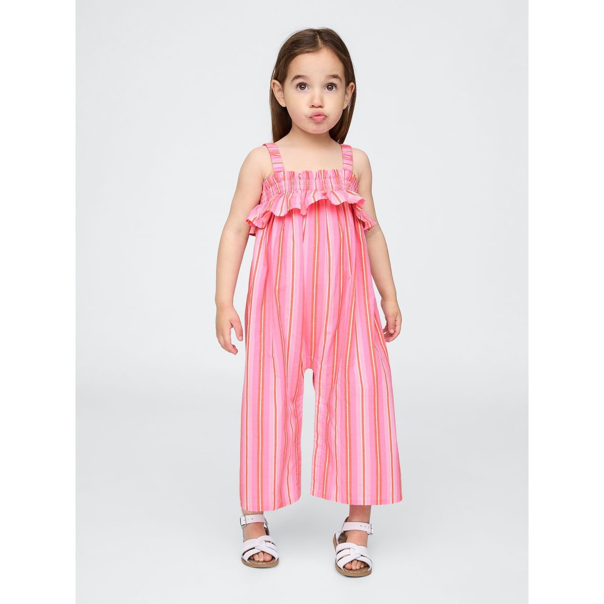 GAP - Vestido Toddler Niña Gap Popelina Rosado
