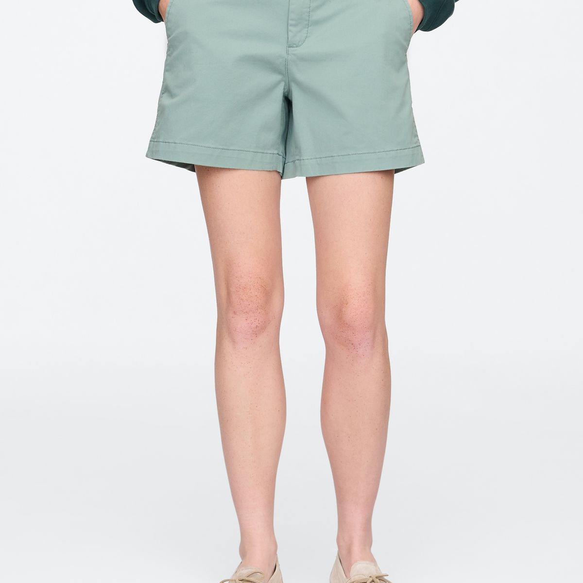 GAP - Short Mujer Gap Khaki Verde