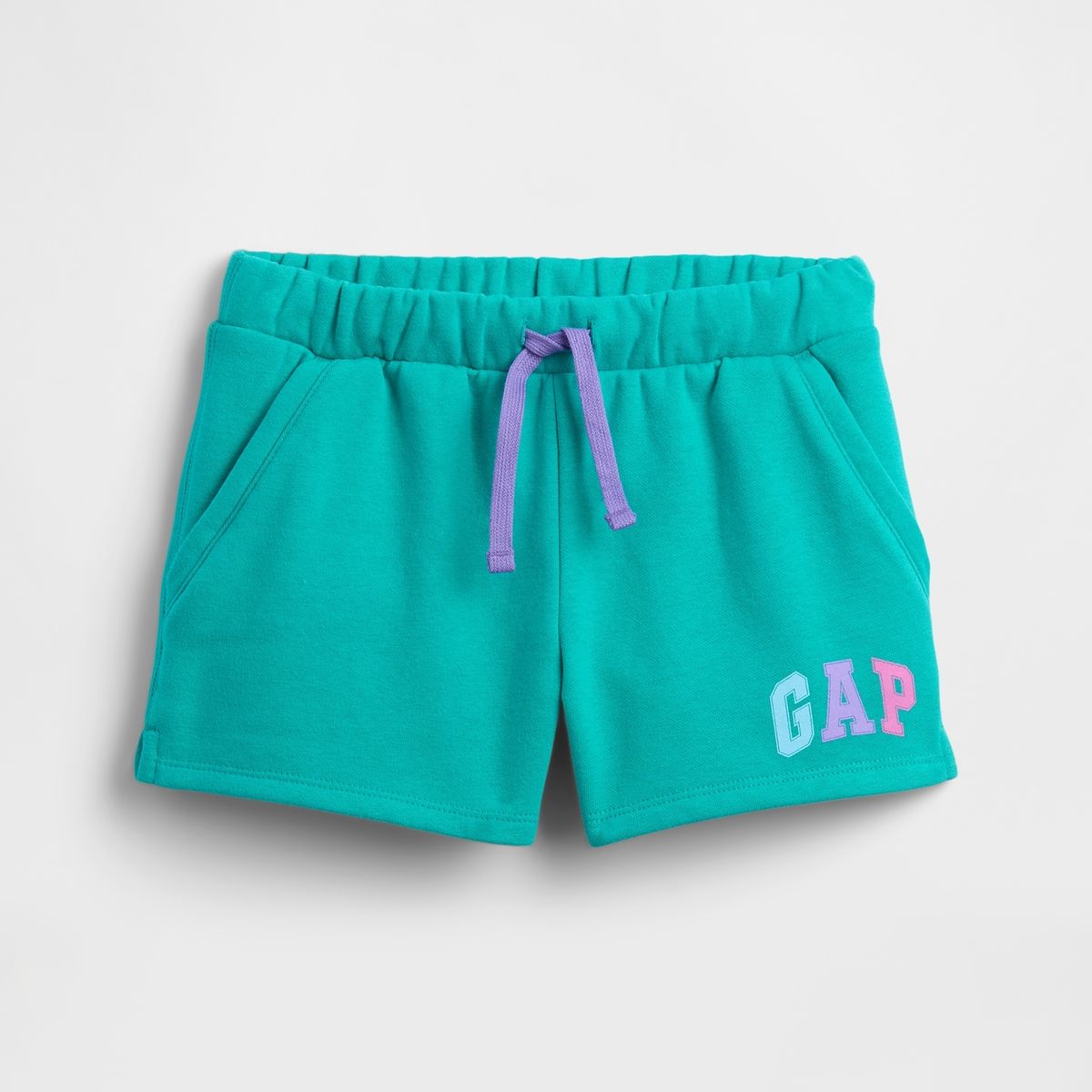 GAP - Short Niña Logo Pull-On Verde Gap