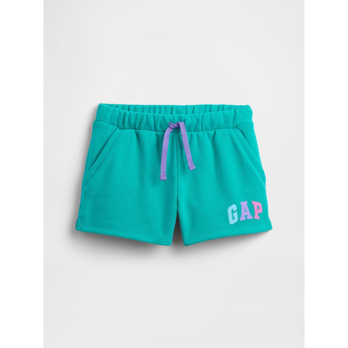 GAP - Short Niña Logo Pull-On Verde Gap