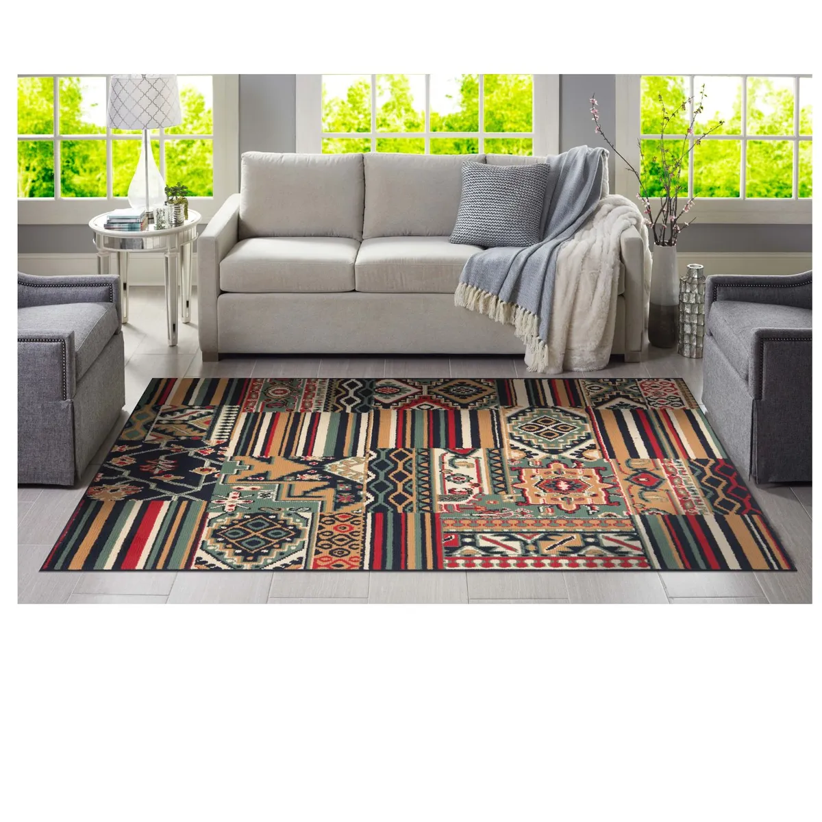 CANNON - Alfombra Cosmos Verde 133x180