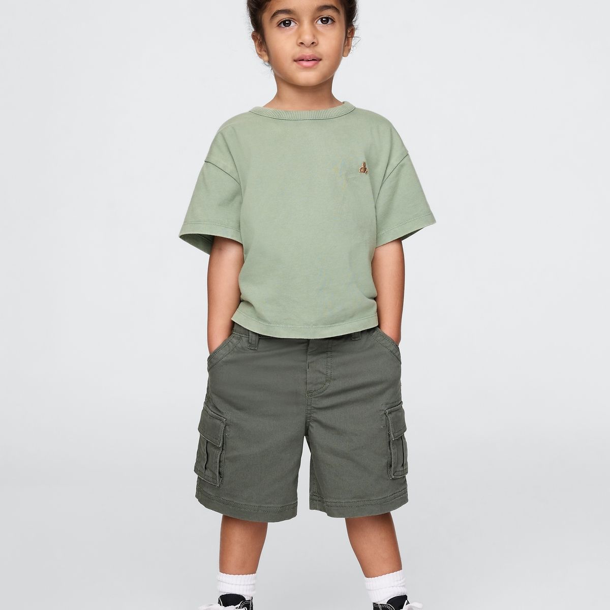 GAP - Short Toddler Niño Cargo Pull-On Verde Gap