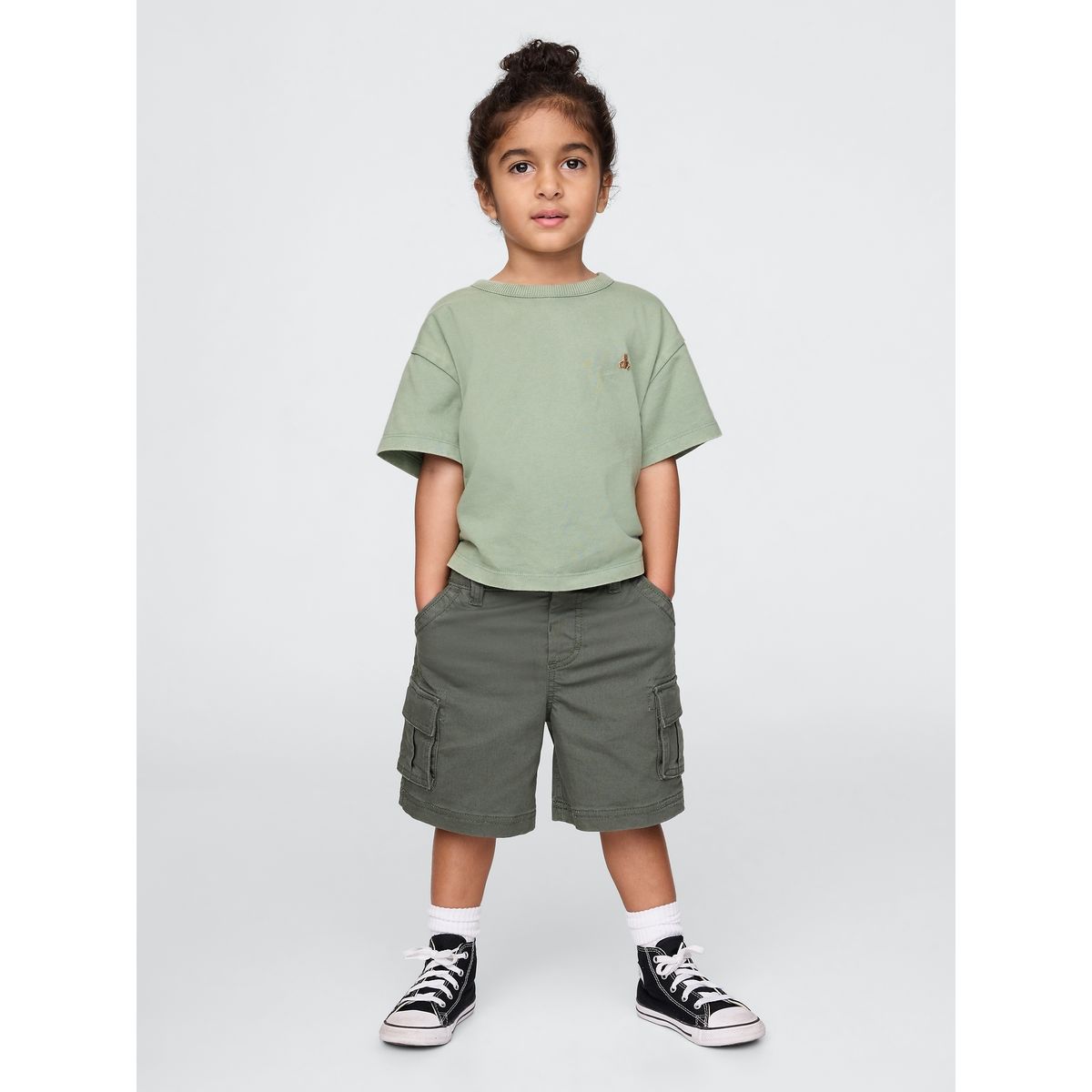 GAP - Short Toddler Niño Cargo Pull-On Verde Gap