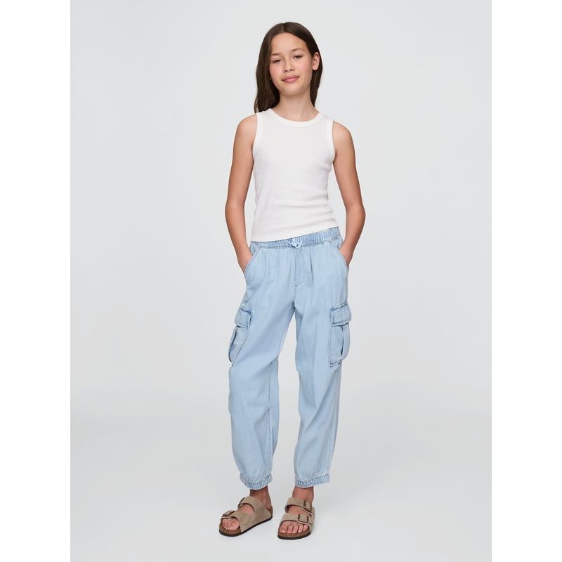 GAP - Pantalón Niña Cargo Parachute Azul Gap