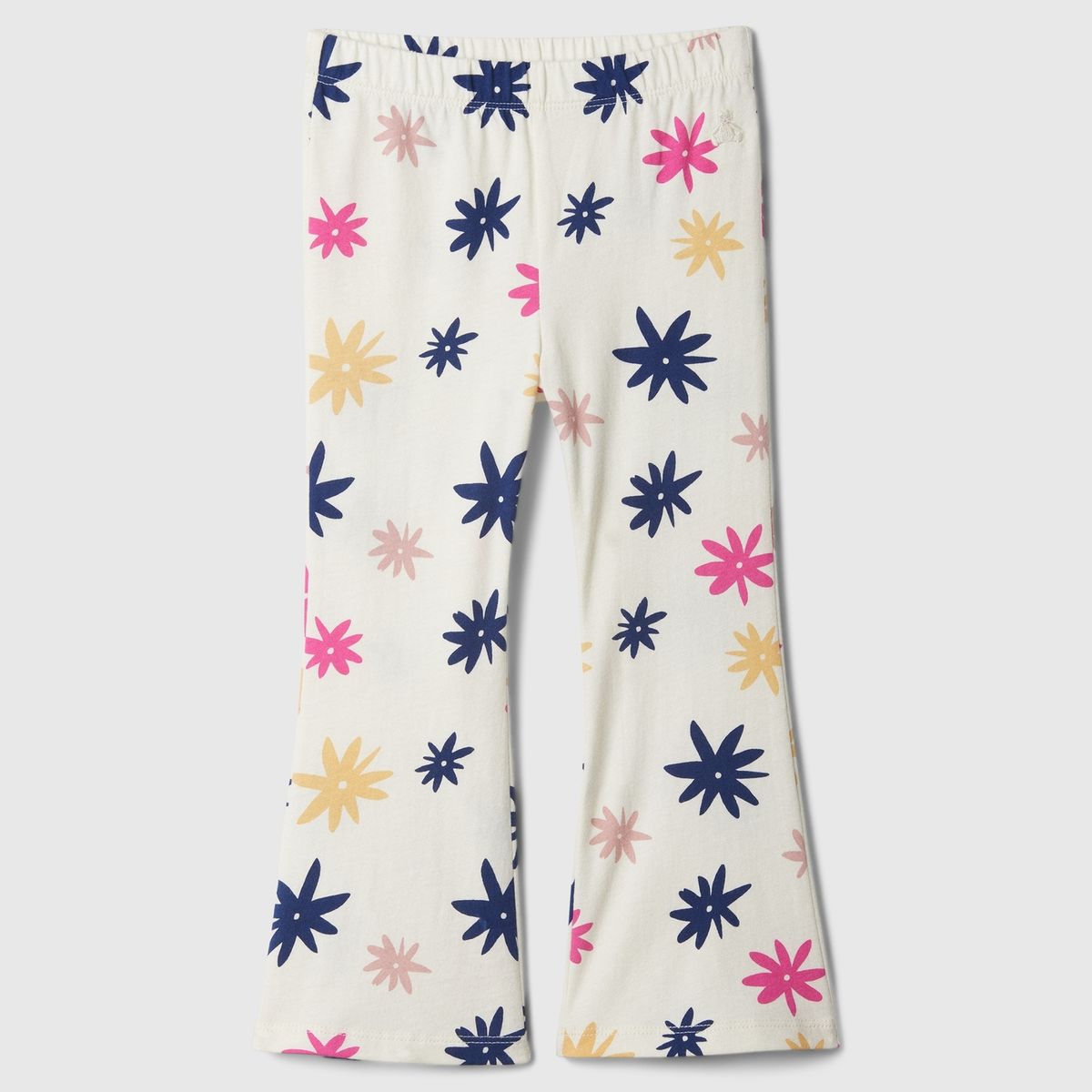 GAP - Calzas Toddler Niña Flare Stretch Blanco Gap